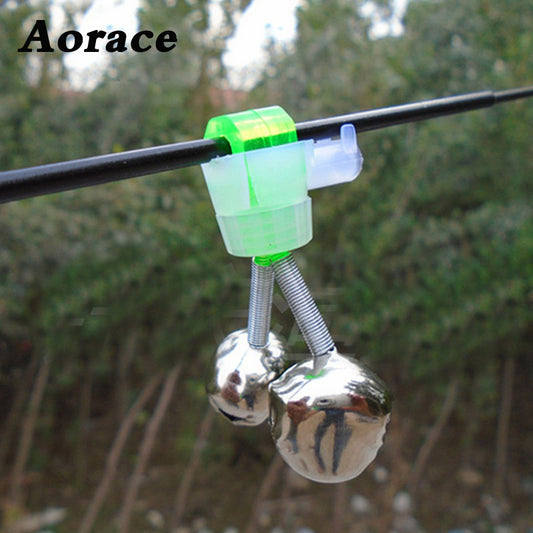 5pcs Fishing Bell Bite Alarms Fishing Rod Clamp Tip Clip Bells Ring