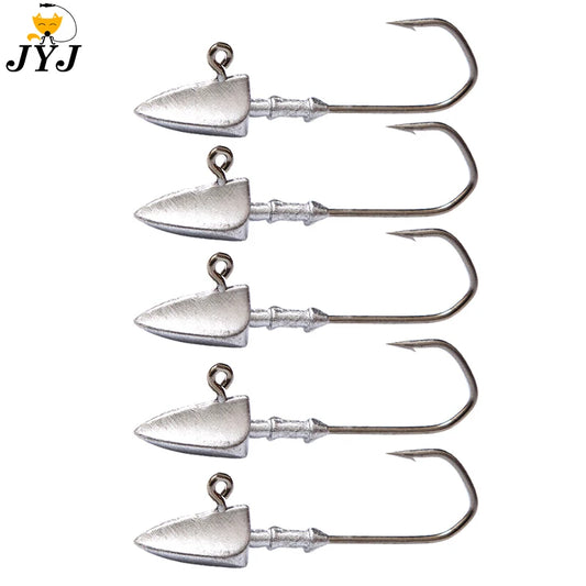 Triangle Head Hooks 3.5g 5g 7g 10g 14g 20g Ship type fishing hook soft