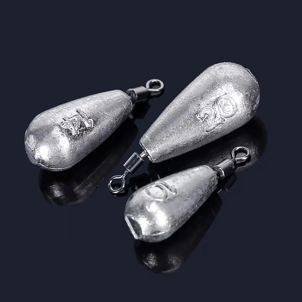 Drop Shot 15PCS/Lot Fishing Weight Sinker 3.5g 5g 7g 10g 14g 20g Tube