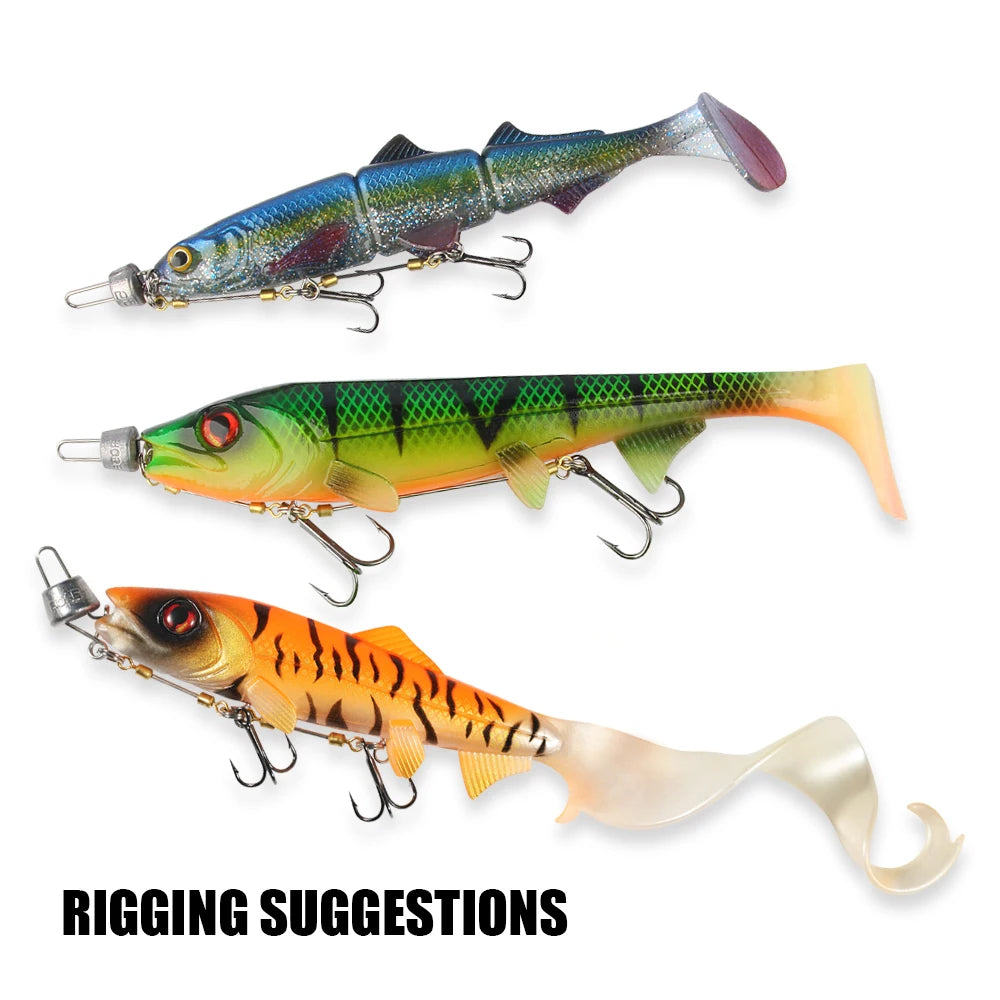 Spinpoler Multi-Depth Pike Stinger Rigs Fishing Hook #6 #1/0 #2/0 With