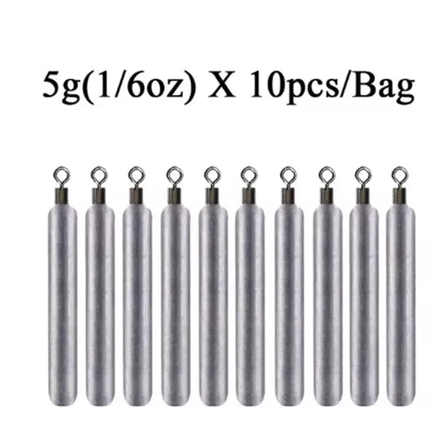 10pcs/lot Fishing Sinker 3.5g 5g 7g 10g 14g 20g Fishing Weights