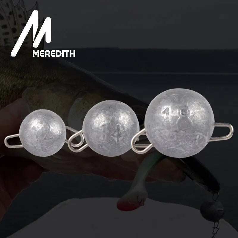 MEREDITH Hook Aggravated Jig Head 2g 4g 6g Deep Water Bullet Weight