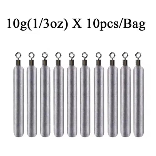 10pcs/lot Fishing Sinker 3.5g 5g 7g 10g 14g 20g Fishing Weights