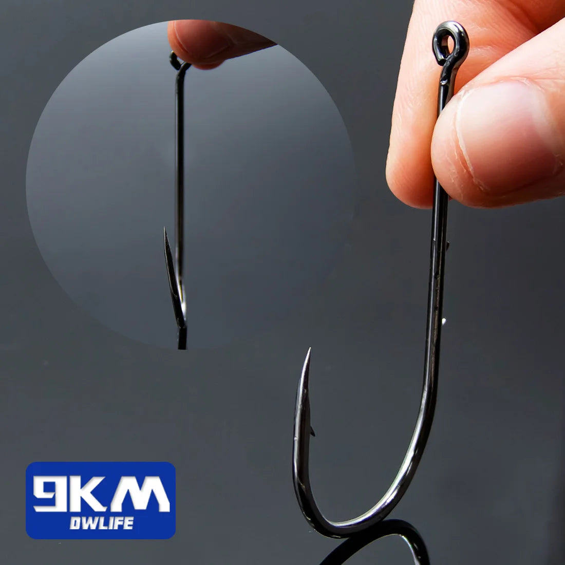 9KM Baitholder Fishing Hooks Sea Barbed Fishing Lures Shank Beak Live