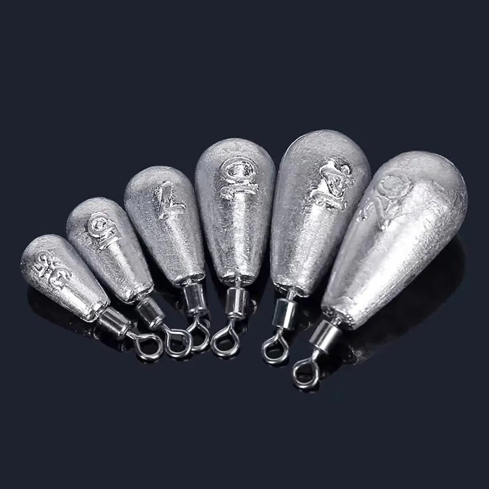 Drop Shot 15PCS/Lot Fishing Weight Sinker 3.5g 5g 7g 10g 14g 20g Tube