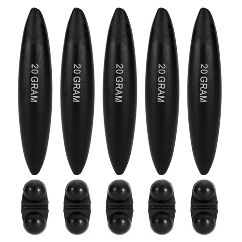 5PCS 20g/30g EVA Inline Float with Bell Fishing Buoyancy Floats Weight