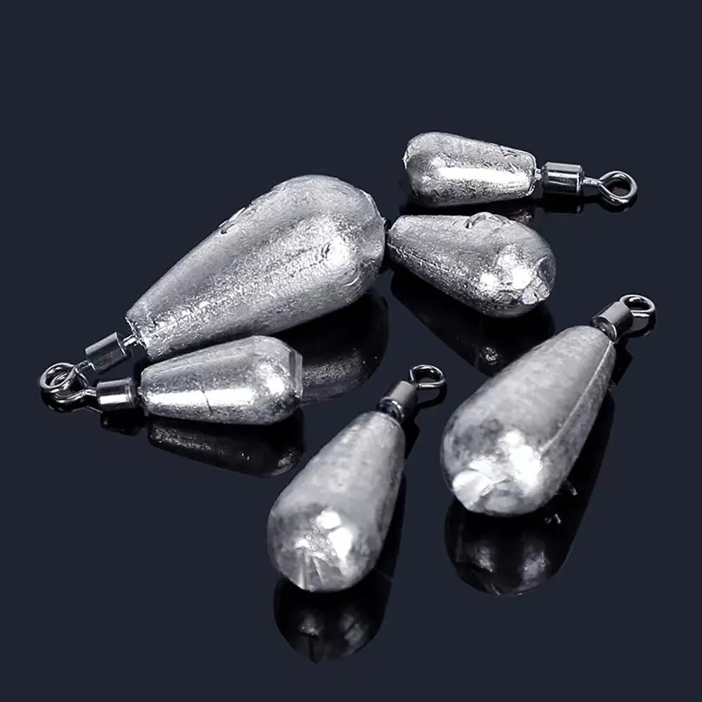 Drop Shot 15PCS/Lot Fishing Weight Sinker 3.5g 5g 7g 10g 14g 20g Tube