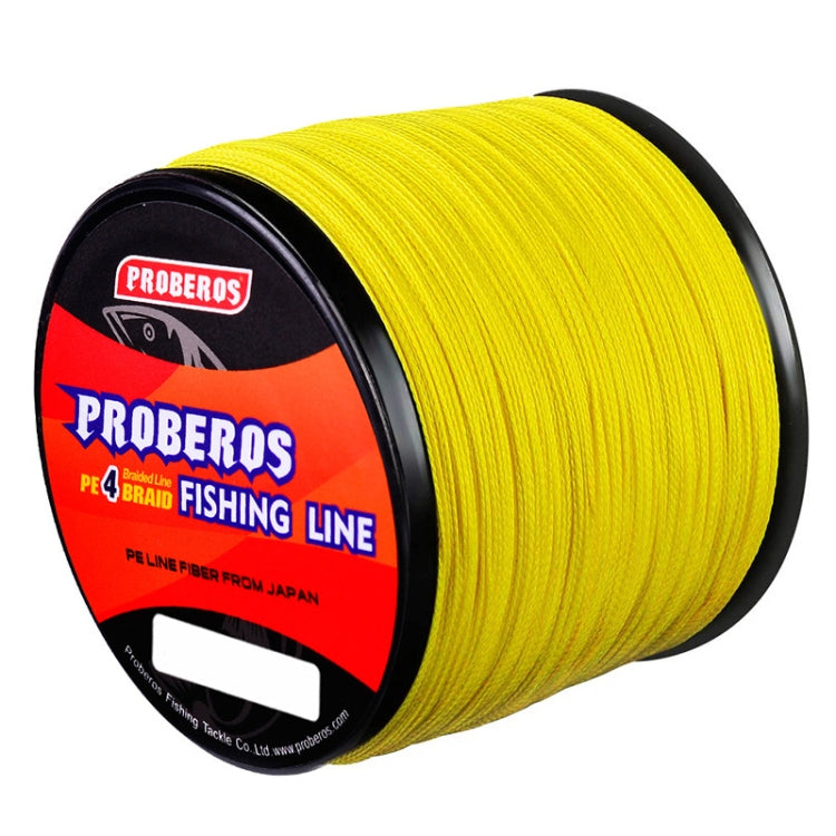 PROBEROS 4 Edited 300M Fish Line, Line number: 3.0 / 35LB(Yellow)