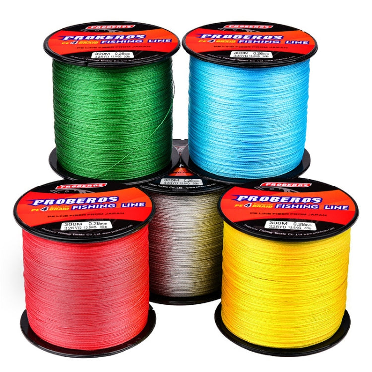 PROBEROS 4 Edited 300M Fish Line, Line number: 3.0 / 35LB(Yellow)