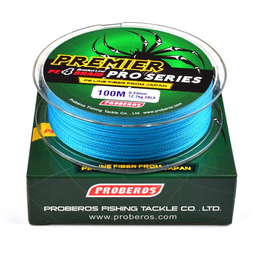 100Meters/1box 5 Color Fishing Lines 4 Weaves Braid Line Available